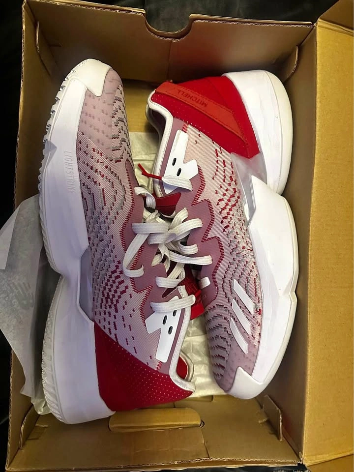 ADIDAS DONOVAN MITCHELL D.O.N. ISSUE 4 MENS BASKETBALL SHOES WHI