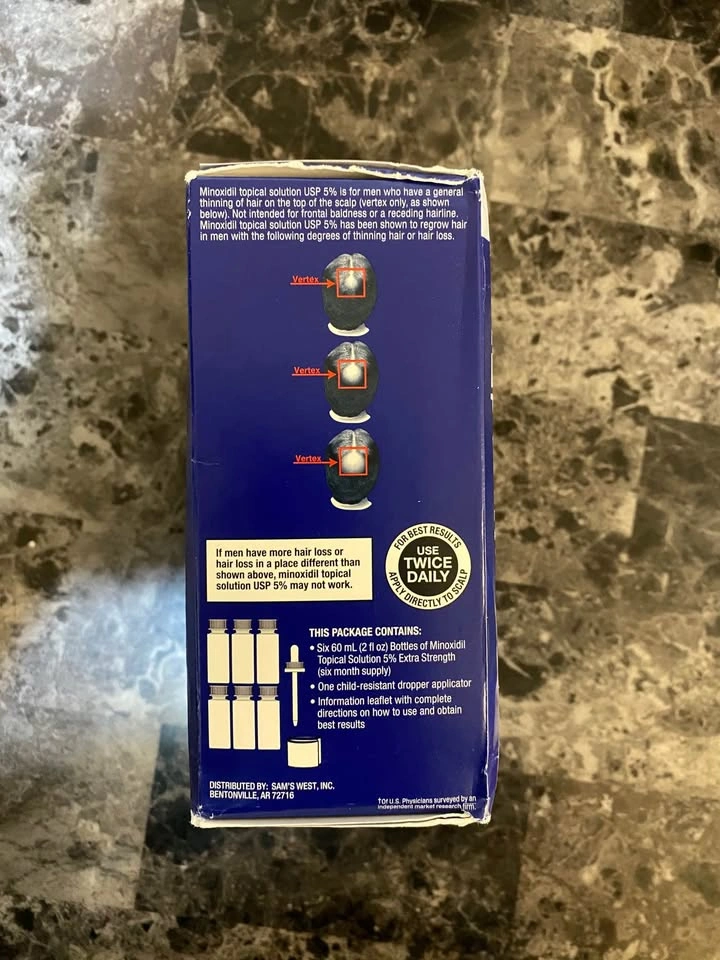 Member's Mark 5% Minoxidil 6 Month Supply - photo 3