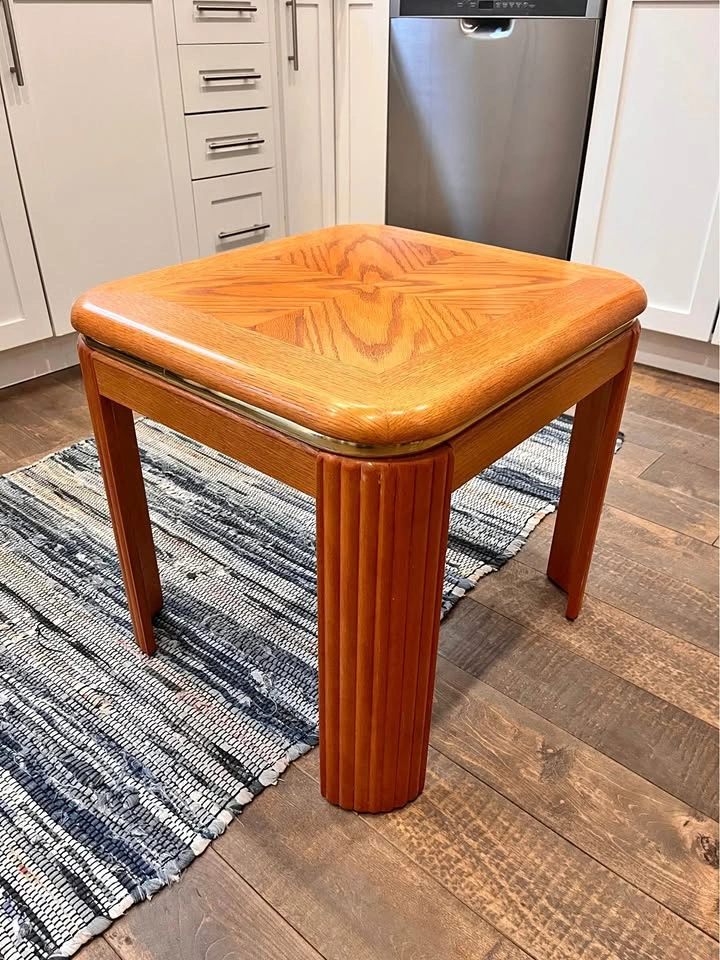 Solid Oak Side Table