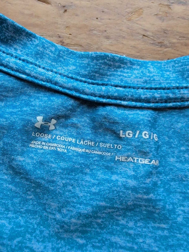 Under Armour T-Shirt Woman's Large Blue - photo 2