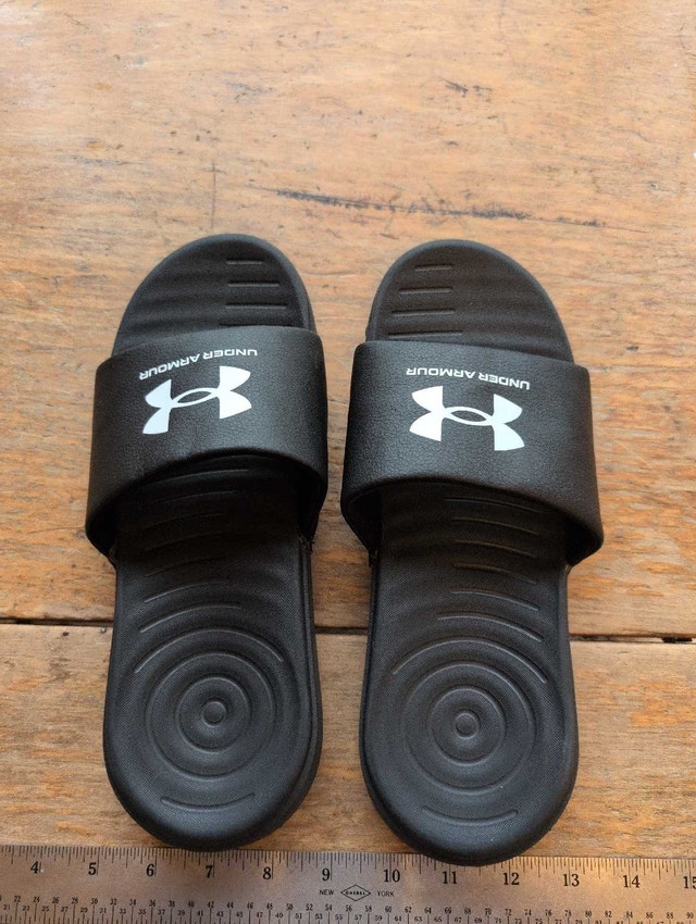Under Armour Slides Black Size 12