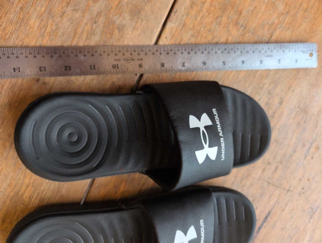Under Armour Slides Black Size 12 - photo 4