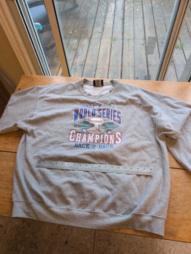 Blue Jays Crewneck Retro 2XL Mens World Series
