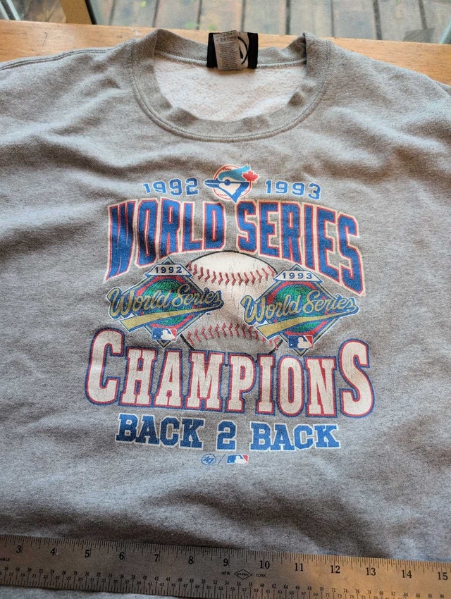 Blue Jays Crewneck Retro 2XL Mens World Series - photo 3
