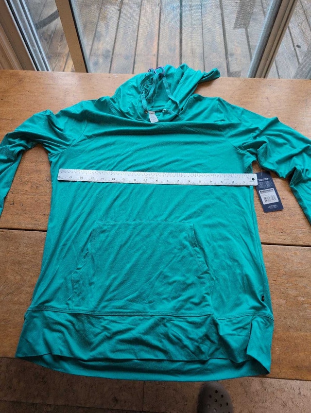 Marika Hoodie woman's large off green