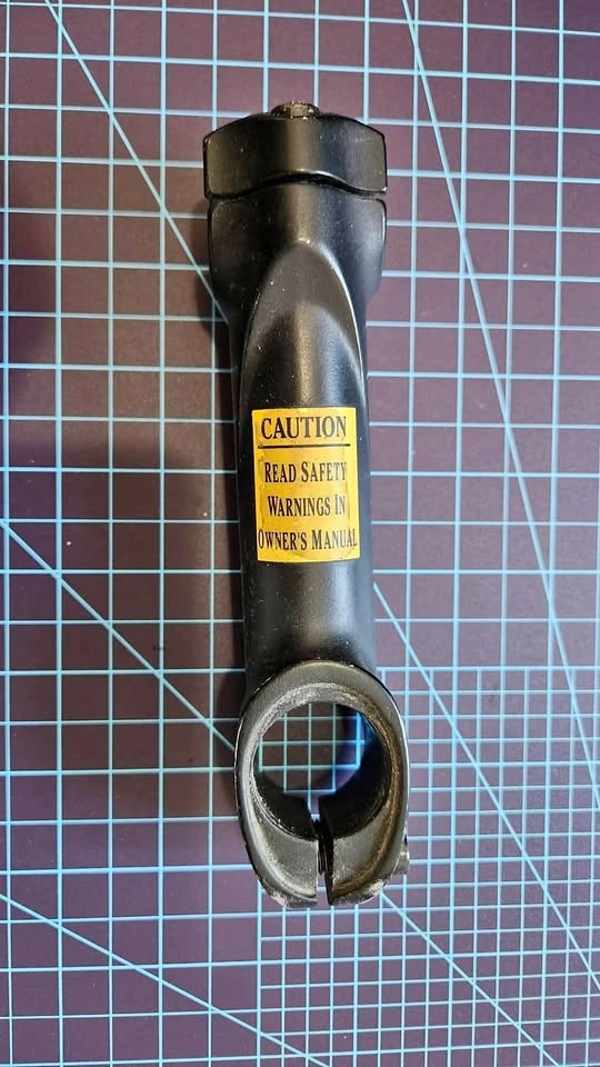 Black Bike Stem