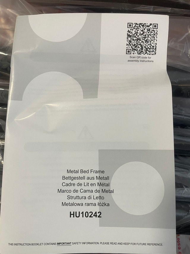 BNIB Twin XL Metal Bed Frame - photo 3