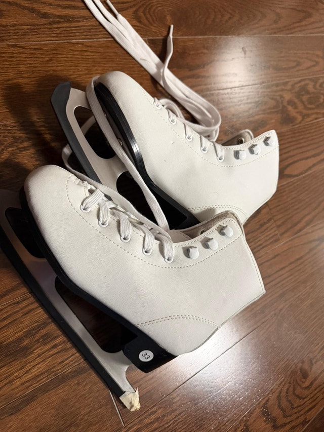 White Figure Skates - Size 33