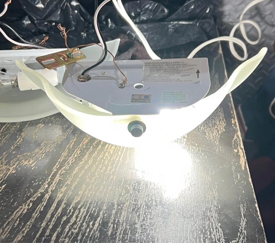 2Pcs White Wall Sconce, 13 in - photo 4