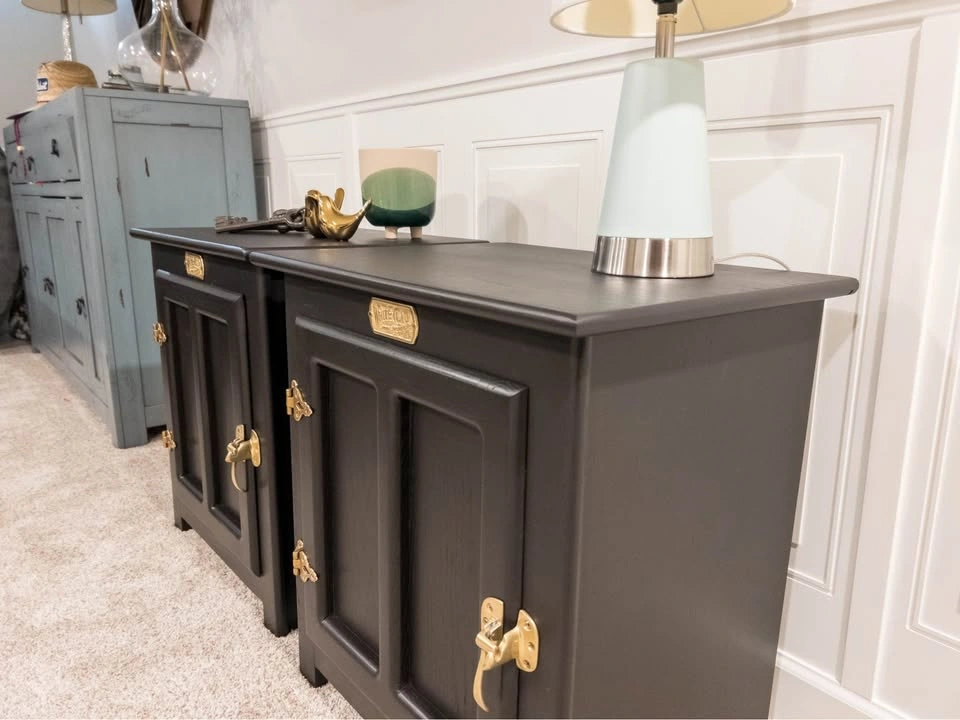 Antique Ice Box Nightstands — Matching Pair | White Clad - photo 5