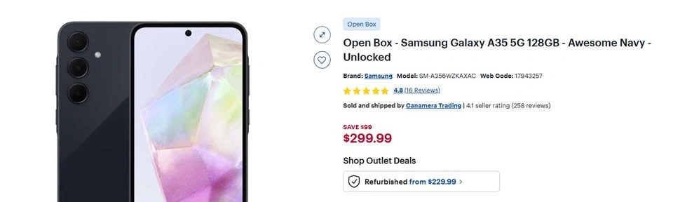 SAMSUNG GALAXY A35 5G $200 - photo 4