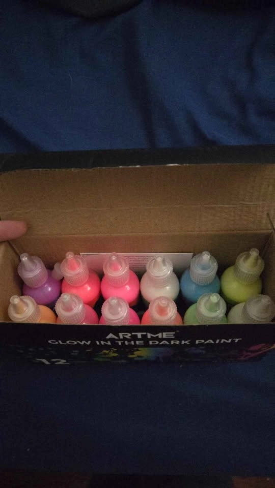 ARTME Glow in the Dark Paint 12 Colors - photo 3