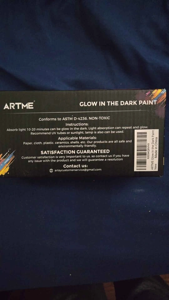ARTME Glow in the Dark Paint 12 Colors - photo 4