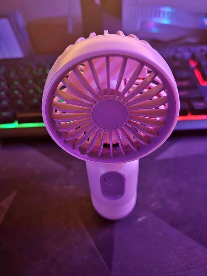 Portable Purple Handheld Fan