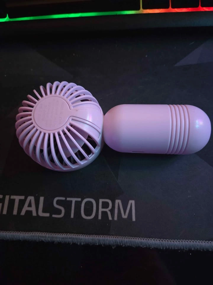 Portable Purple Handheld Fan - photo 2