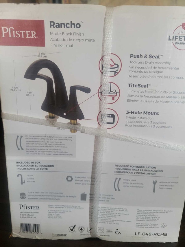 Bnib Pfister bathroom faucet - photo 3