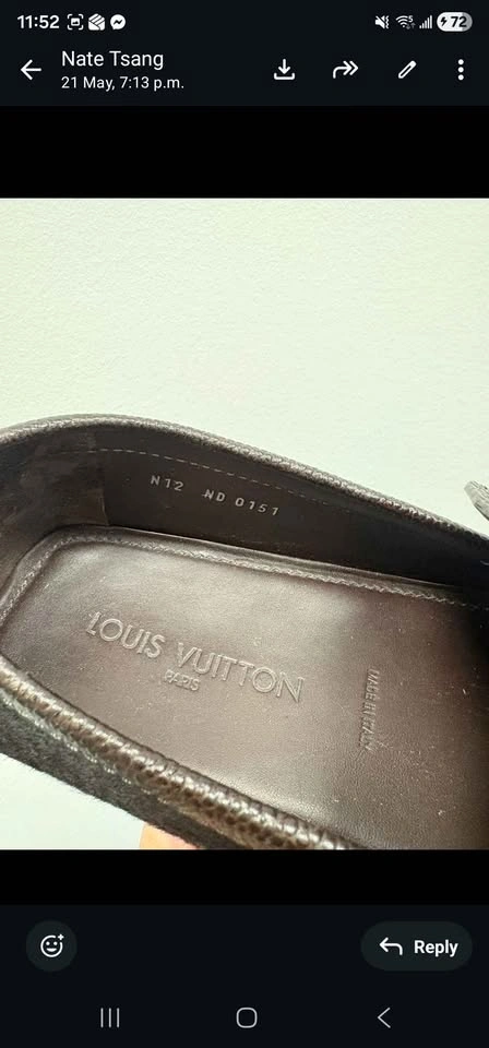 Authentic Louis Vuitton Hockenheim Loafers - Crocodile Embossed/ - photo 2