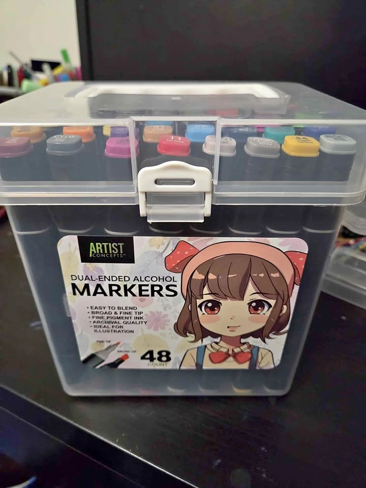 ARTIST CONCEPTS Dual-Ended Alcohol Markers 48 Count