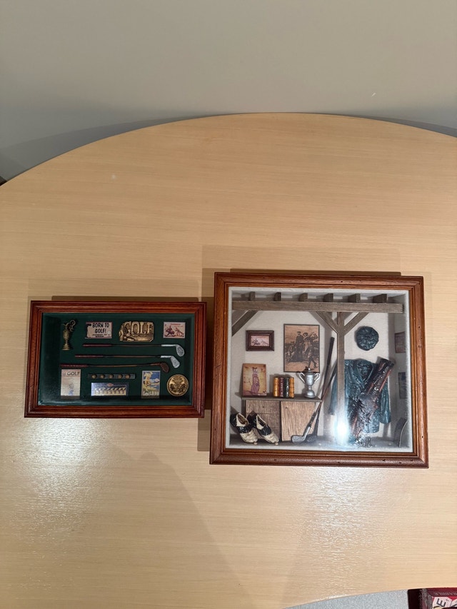 Golf Shadow Boxes