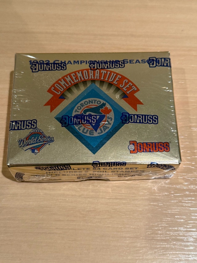 Donruss Toronto Blue Jays World Series Card Set