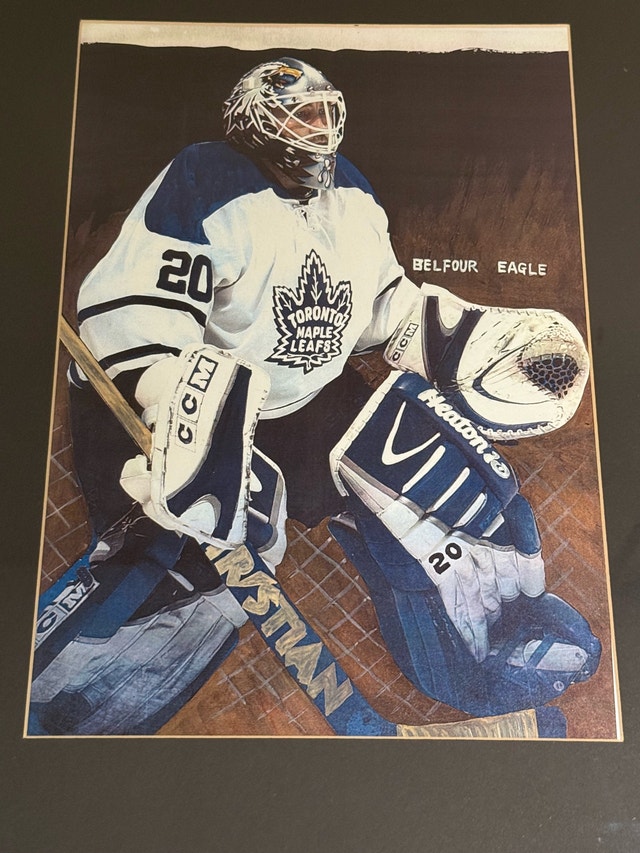Toronto Maple Leafs Goalie Ed Belfour Framed Print - photo 2