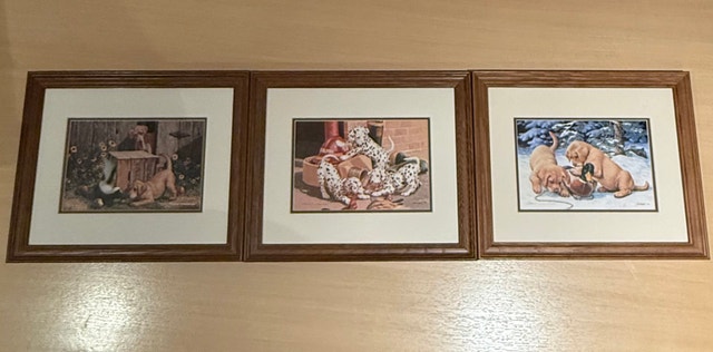 Jim Lamb Framed Dog Prints