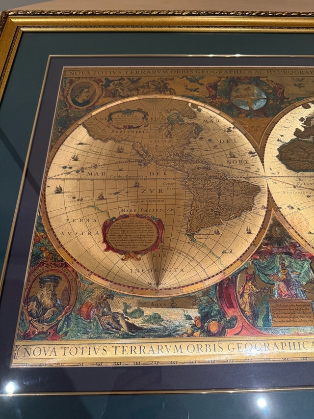 Framed World Map 28x32 - photo 5