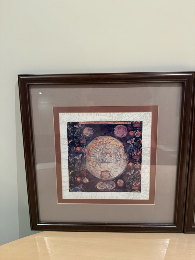 Framed Map Wall Art - photo 2