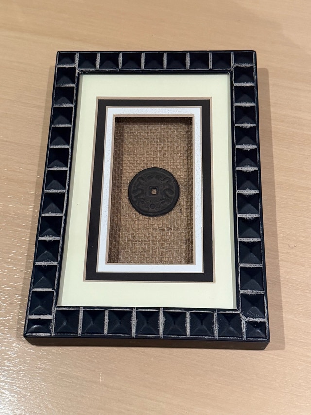 Framed Antique Coin