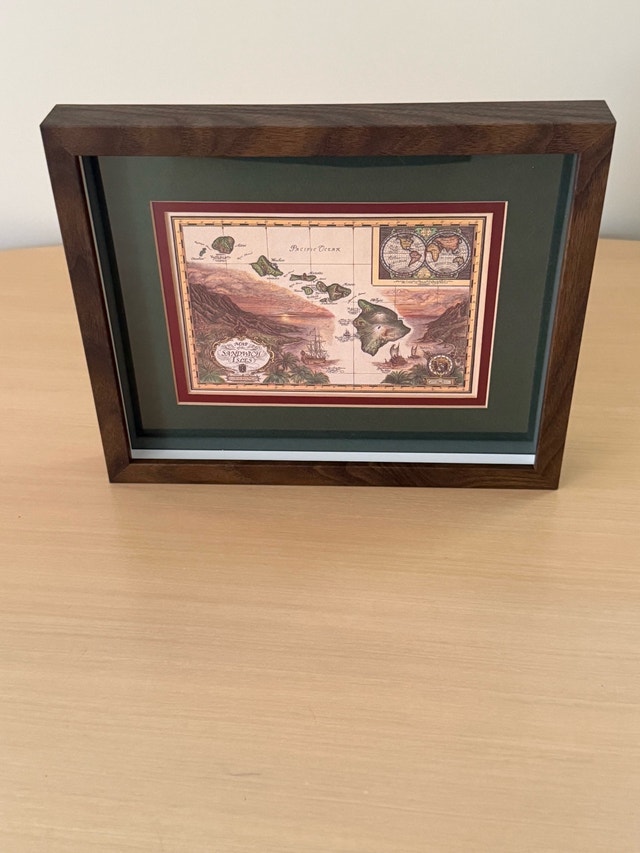 Sandwich Island Framed Map - photo 3