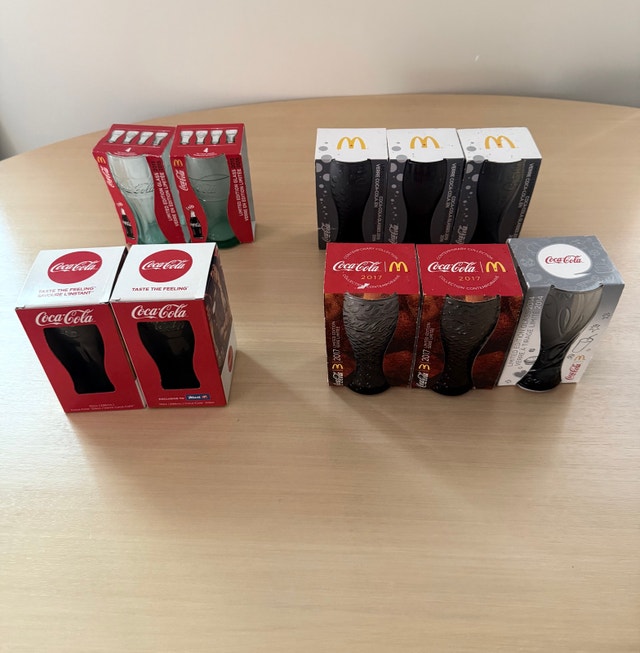 McDonald's Coca-Cola Glasses