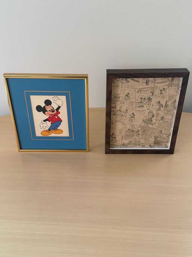 Set of 2 Mickey Mouse Disney Framed Art
