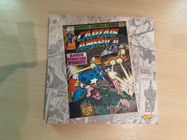 Marvel Captain America Comic Cover Canvas Art Set - photo 3