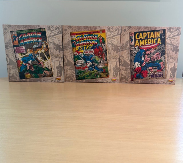 Marvel Captain America Comic Cover Canvas Art Set - photo 4