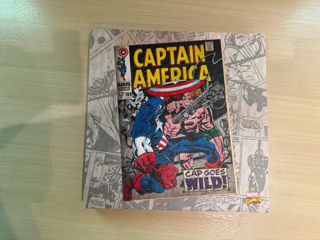 Marvel Captain America Comic Cover Canvas Art Set - photo 5