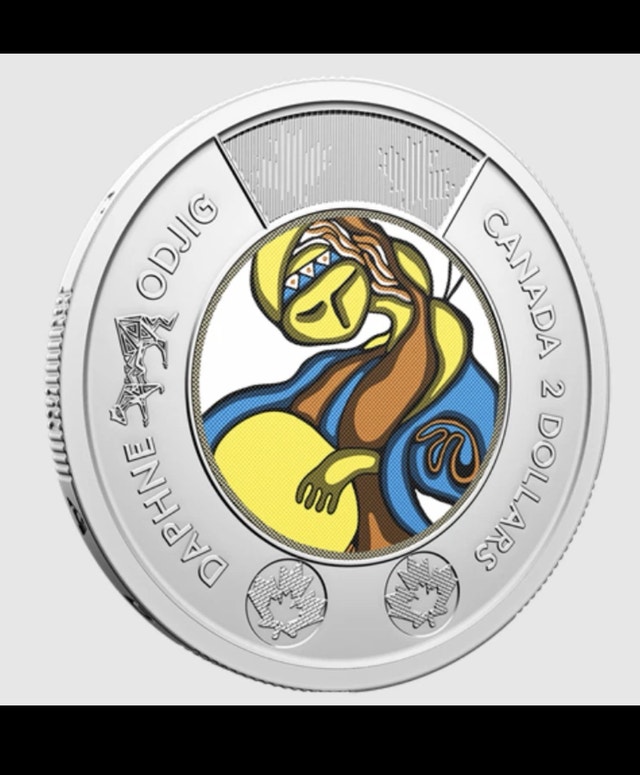 2025 $2 Toonie Daphne Odjig Life & Art - Coloured - photo 2