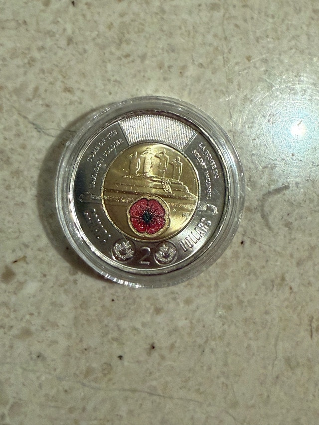 2025 Canada $2 Unknown Soldier Toonie Coins - photo 5