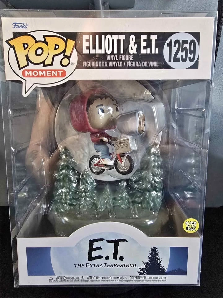 Elliot and ET Glow in the Dark Funko Pop #1259