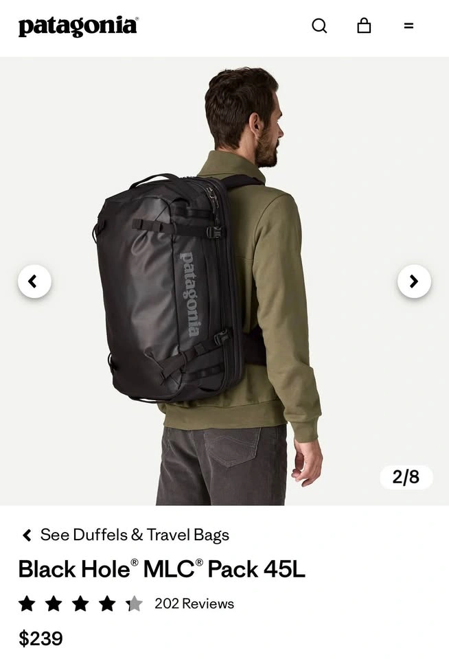 Patagonia Black Hole MLC Pack 45L - photo 3