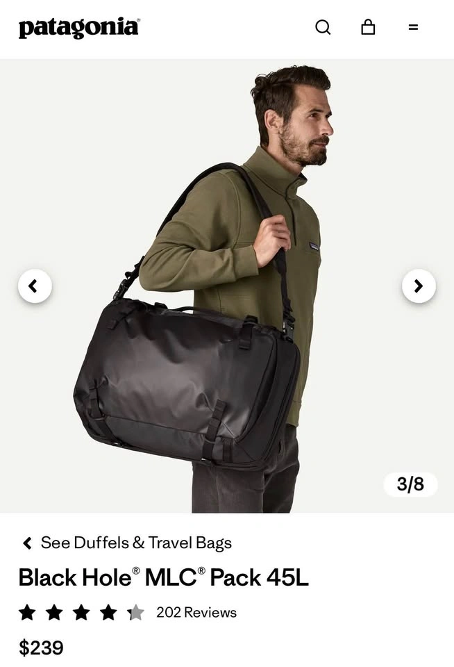 Patagonia Black Hole MLC Pack 45L - photo 4