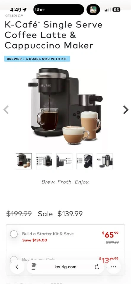 K-Café® Single Serve Coffee Latte & Cappuccino Maker - photo 4
