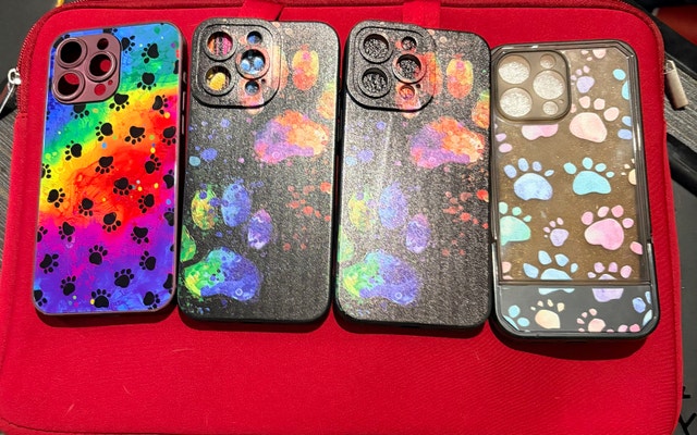 iPhone 15 Pro Max Cases - Paw Print Designs