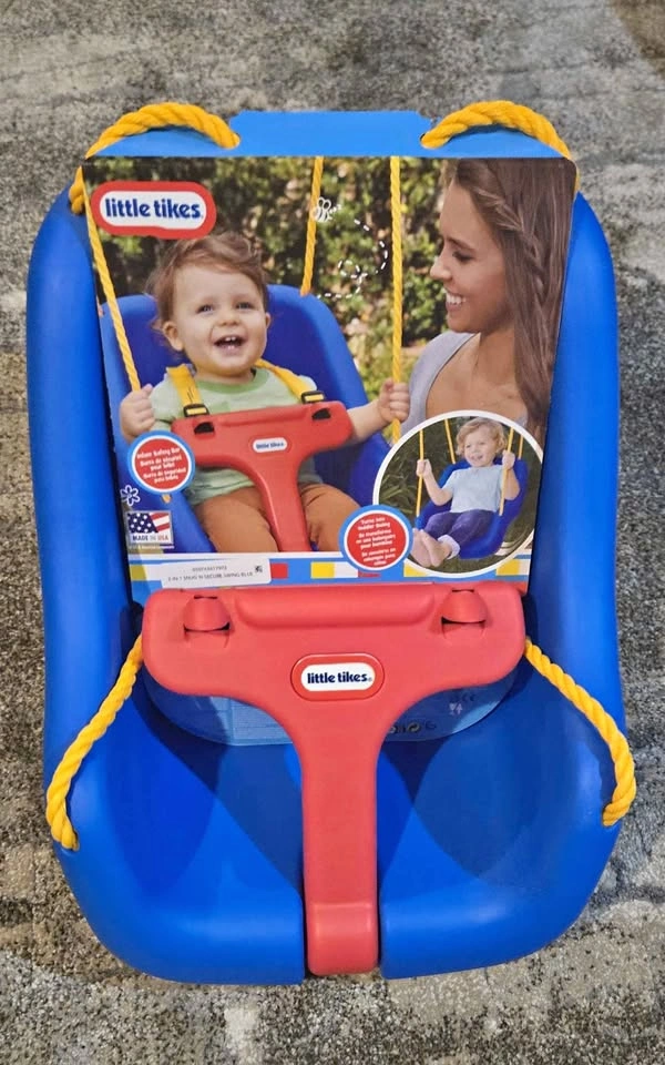 Little Tikes 2-in-1 Snug 'n Secure Swing Blue