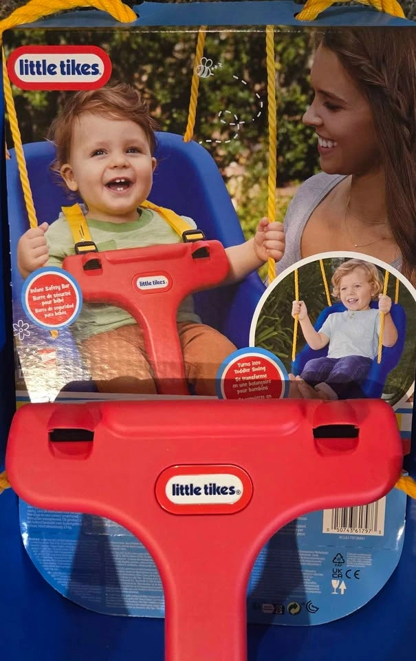 Little Tikes 2-in-1 Snug 'n Secure Swing Blue - photo 2