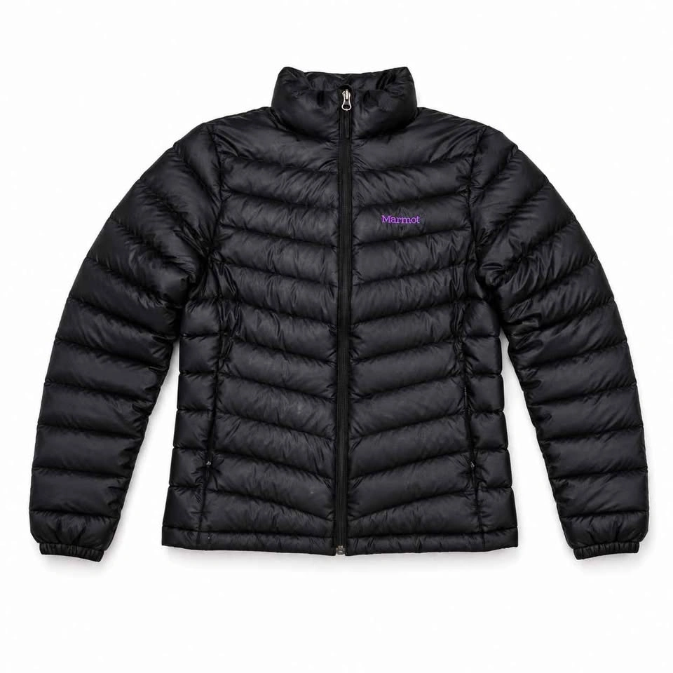 Marmot Jena Packable Down Puffer Jacket Black Small 700 Fill | L - photo 3