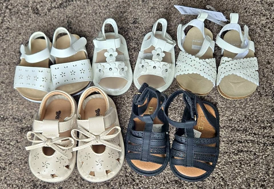 Baby girl sandals 0-6m