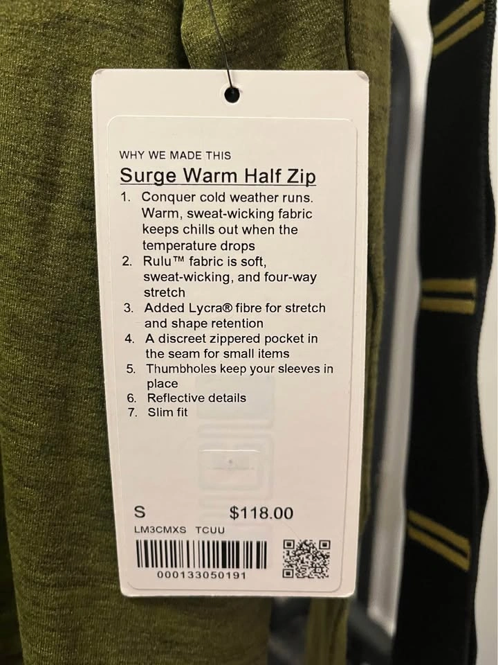 Lululemon Surge Warm Half Zip - Size Small - photo 4