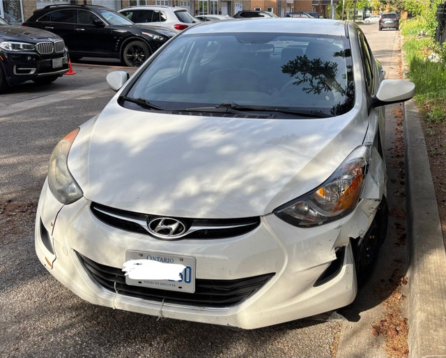 2012 Hyundai Elantra - Accident