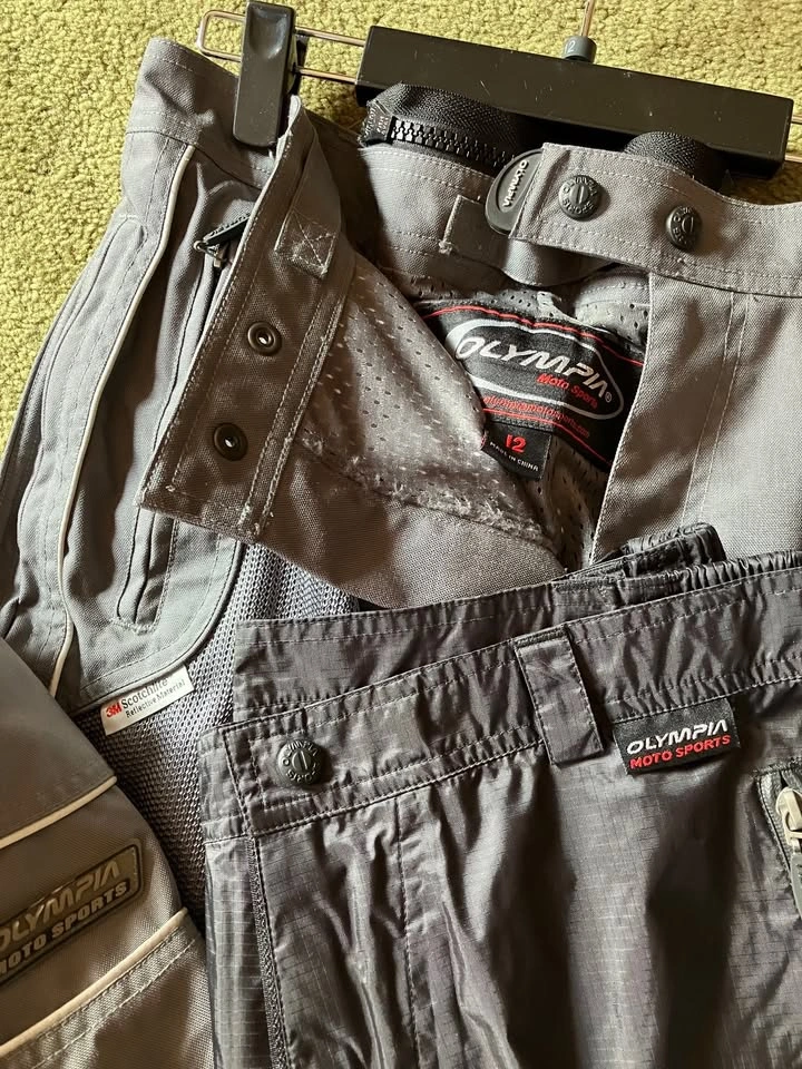 Olympia Women's Motorcycle Jacket & Pants Set - Size L/12 - photo 2
