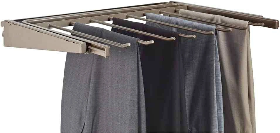 Closet Culture Sliding Pants Rack - Champagne Nickel